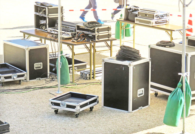 イベント資材の運送サービス